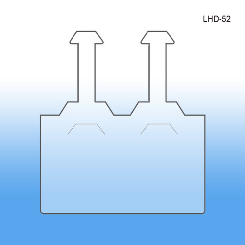 Clip Strip Corp.'s point-of-purchase Econo Loop Double Loop Wire Label Holder, LHD-52