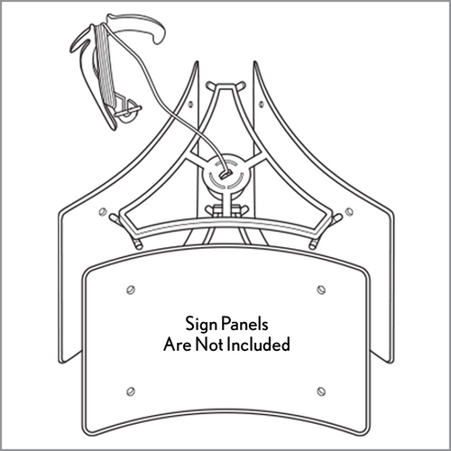 Mobile Tri - Way Ceiling Display Systems, Sign Holder, MTWS-160. In-stock now and ready to ship! By Clip Strip Corp.