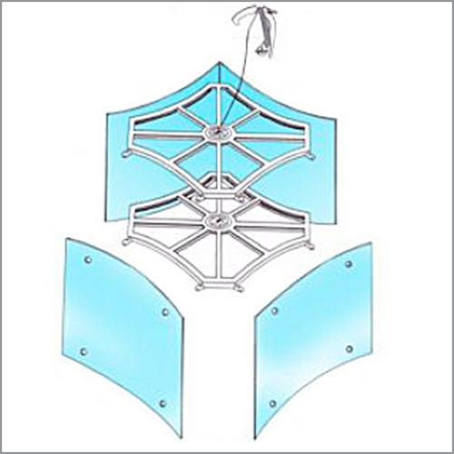 Clip Strip Corp.'s Ceiling mobile 4 sided ceiling sign holder spinner, MQ-360