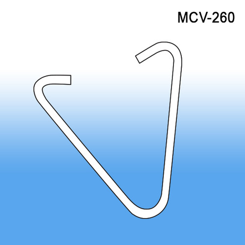 Clip Strip Corp.'s point-of-purchase  Metal V Grid Clip | Ceiling Sign Hanging Accessories, MCV-260