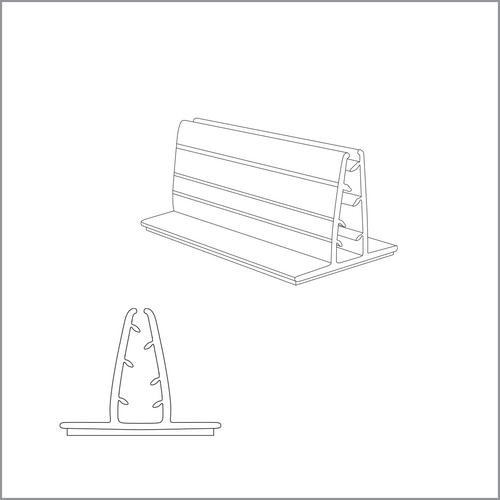 Clip Strip Corp.'s Grip-Tite™ Heavy Duty Wide Base Sign Holder, EG-26-3