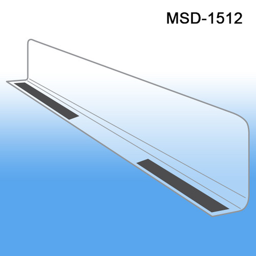 Shelf Divider, 1"H  x 11-9/16" L, Magnetic Mount, MSD-1512