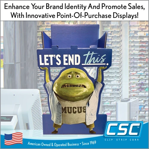 Enhance Your Brand Identity And Promote Sales,With Innovative Point-Of-Purchase Displays by Clip Strip Corp. CDDU