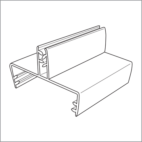 3" Gondola Top Grip-Tite™ Sign Holder, GT-55, by Clip Strip Corp.