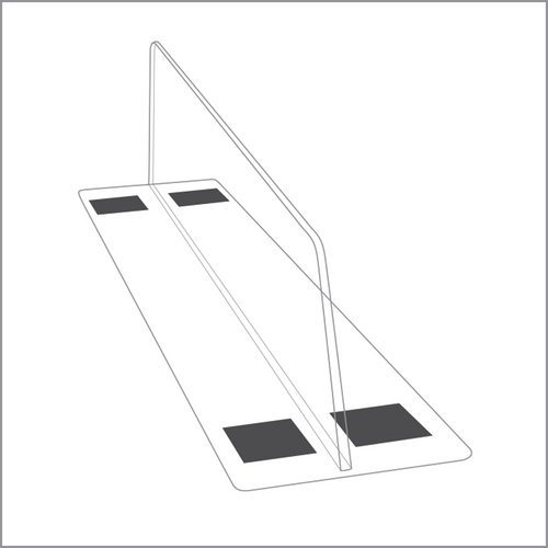 3" H x 12" L x 3" W Thermo-Formed, Magnetic Mounting, MTFD-412, Magnetic Mount