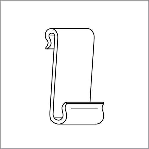 Power Panel Clips - Corrugated Sidekick Display, PPC-165