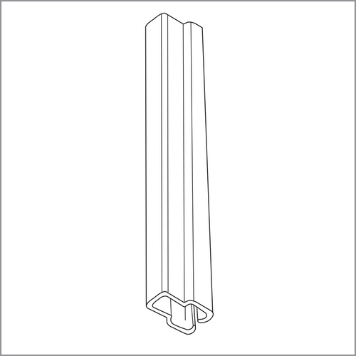 12" Boot System Thin Poster Sign Channel - Sign Topper, BST-507. By Clip Strip Corp.  •  1-800.425.4778