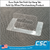Euro Style Slot Fold Up Hang Tab, Made of crystal clear 10 mil eco-friendly 100% recycled rPETG. ETR-15. In-stock now and ready to ship! By Clip Strip Corp.
