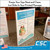 Clip Strip Corp.'s 8.5" x 11" T-Style Acrylic Sign Holder, 410. In-Stock Now And Ready For Same Day Shipping!