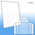 Clip Strip Corp.'s 8.5 x 11 Easel Sign Holder with Fold, Peel & Stick 4" x 5" Brochure Pocket, Unassembled, PCH-8545