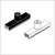 Sign Frame Magnetic Stem Base, Available in Black or White, SHB-011 series