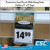 3"x5" vinyl pouch price holder with hole, #106, by Clip Strip Corp. In-Stock Now And Ready For Same Day Shipping!