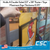 22" x 28" bulletin floor sign holder, aluminum, square tubing, rectangular base, FBSH-2228, by Clip Strip Corp.
