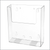 Clip Strip Corp.'s point-of-purchase 4" Wall-Mount Acrylic Literature Holder, W-104
