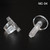 Clip Strip Corp.'s Viking Clip, available in black or clear, 0.50", 0.75", 1.0" & 1.25" length, NC-Series