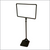Premium Sign Frame with Wedge Base & Adjustable Height Stem, PSF-711, 11 inch x 7 inch