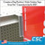metal perforated shelf hole flag sign holder, STGT-403, by Clip Strip Corp.