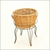 Round Wicker Basket Floor Display, RWBD-27. By Clip Strip Corp.  •  1-800.425.4778