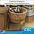 Clip Strip Corp.'s 27" tall round wicker basket floor display, RWBD-27. Great Floor Display ForSupermarkets, Liquor And Deli Stores.