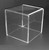 Clip Strip Corp.'s Clear, display cube, product merchandising, 8" square, DCM-8
