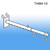 Clip Strip Corp.'s peg board wall adjustable extension sign holder with hooks, THSH-13