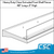 Extruded Front Shelf Fence, 48 inches long by 3 inches high, EFF-49