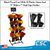 Retail Floral Display Cart – Includes 12 Plastic Vases & Sign Holder, MFDC-246920