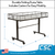 Folding Dump Table with Casters – Mobile Retail Display for Overstock & Promo products, Item# FDTC-234731, by Clip Strip Corp.