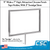 11"W x 7"H, Durable Chrome Sign Holder with 3" Welded Swedge Stem – Built for Retail & Display Merchandisers, DCSH-117