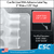 plastic scan plate for adhesive  tags, dtl-multi-4