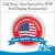 Clip Strip corporate badge with American-owned family business message and flag motif.