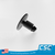 Triangular fin plastic point of purchase black display fastener, PIF-825BK, Clip Strip Corp., we're more than just Clip Strip® Merchandising Strips!
