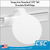 Round Shelf Wobbler, Custom Printed, RDSW-35, with no tool or die charge, by clip strip corp.