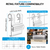 Grip-Tite™ Wire & Shelf Edge Sign Holder, Flush Position, Clip-On PVC Sign Holder for Wire Displays & Other Over The Top of Upright Displays, EG-10