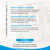 White six-hook merchandising strip with hanging options and text describing its aligned product display.