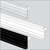 Clip Strip Corp.'s point-of-purchase 1.25" C-Channel, Data Strips, CC-125. Available in white, black or clear