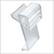 Reusable, Price Channel Sign Holder, Flush-mount, EG-14, Offered By Clip Strip Corp. and available for Same Day Shipping!