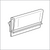 Clip Strip Corp.'s 3" Peel N' Stick Sign Holder - Wall Mount or any flat surface, TOSH-3