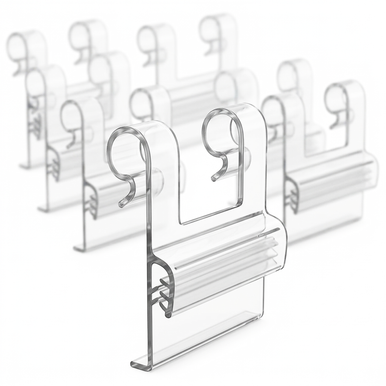 Grip-Tite™ Wire & Shelf Edge Sign Holder, Flush Position, Clip-On