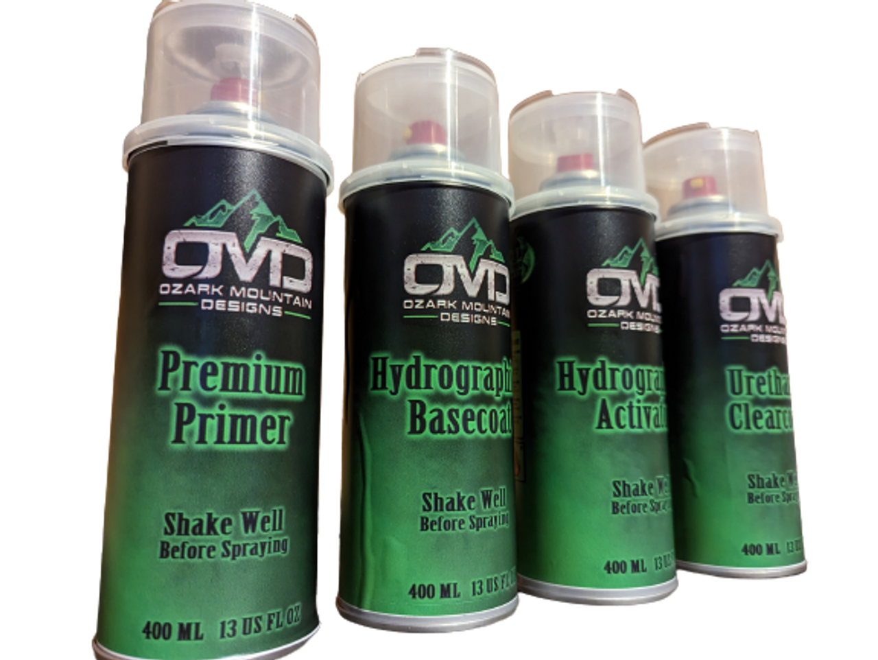 Hydrographics Aerosol DIY Dip kit Freedom Rifle Ozark Mountain Designs
