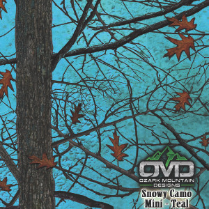Snowy Camo Mini Teal Snowy Camo Mini Teal