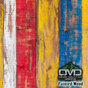 Painted Wood Painted Wood