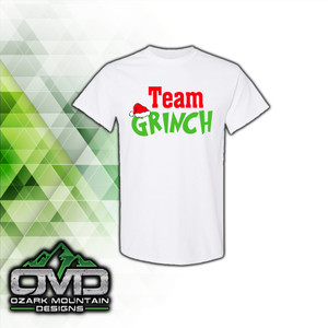 Christmas Team Grinch White T-Shirt Christmas Team Grinch White T-Shirt