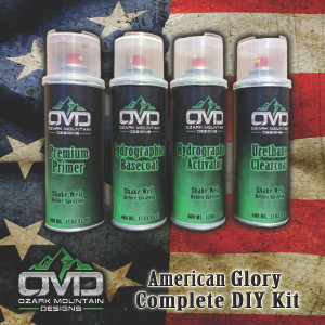 Hydrographics Aerosol DIY Dip kit - American Glory Hydrographics Aerosol DIY Dip kit - American Glory