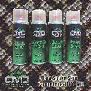 Hydrographics Aerosol DIY Dip kit - Boa Snake Skin Hydrographics Aerosol DIY Dip kit - Boa Snake Skin