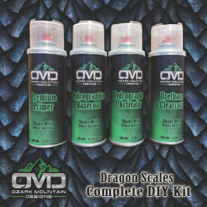 Hydrographics Aerosol DIY Dip kit - Dragon Scales Hydrographics Aerosol DIY Dip kit - Dragon Scales