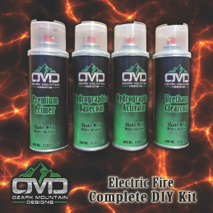 Hydrographics Aerosol DIY Dip kit - Electric Fire Hydrographics Aerosol DIY Dip kit - Electric Fire