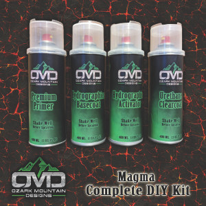 Hydrographics Aerosol DIY Dip kit - Magma Hydrographics Aerosol DIY Dip kit - Magma