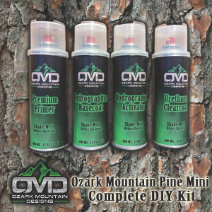 Hydrographics Aerosol DIY Dip kit - Ozark Mountain Pine Mini Hydrographics Aerosol DIY Dip kit - Ozark Mountain Pine Mini