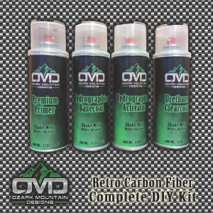 Hydrographics Aerosol DIY Dip kit - Retro Carbon Fiber Hydrographics Aerosol DIY Dip kit - Retro Carbon Fiber